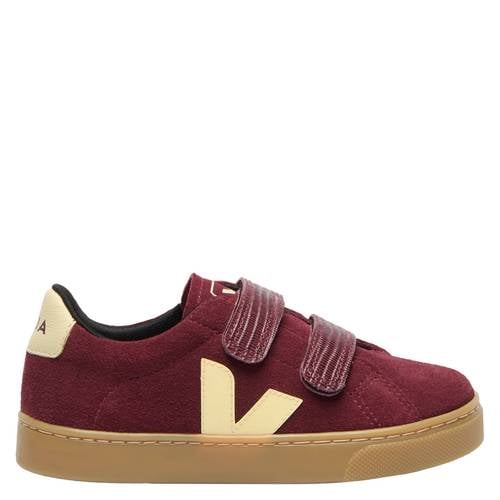 Veja suède sneakers donkerrood