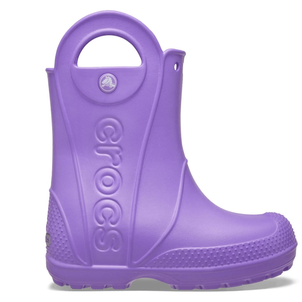 Paarse meisjes Crocs regenlaarzen - van 100% thermoplastic (98%eva+2%tpu)