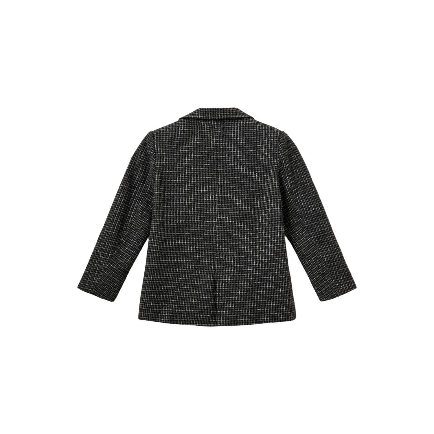 Sofie Schnoor girls regular fit pied-de-poule blazer grijs