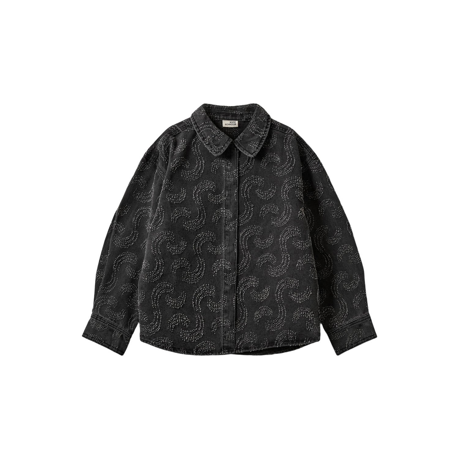 Sofie Schnoor girls blouse met print grijs
