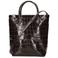 Fred de la Bretoniere leren mini shopper Vicky donkerbruin