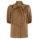 JOSH V satijnen blouse - bruin
