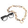 Looplabb brillenkoord Round beige/bruin
