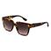 Looplabb zonnebril met tortoise print Max Sun donkerbruin