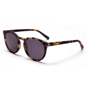 zonnebril met tortoise print Papillon Sun bruin