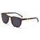 Looplabb zonnebril met tortoise printThe George Sun bruin
