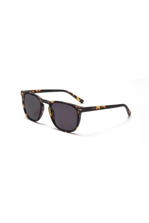 zonnebril met tortoise print The George Sun bruin