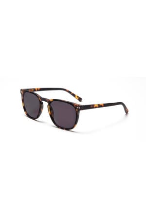 zonnebril met tortoise print The George Sun bruin