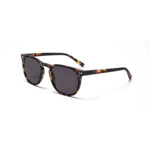 zonnebril met tortoise print The George Sun bruin