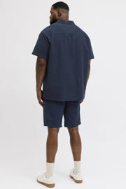 thumbnail: JACK & JONES PLUS SIZE relaxed casual overhemd met short donkerblauw - (set van 2)