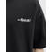 JACK & JONES PLUS SIZE regular fit T-shirt met backprint - zwart