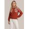 G-maxx gebreide trui met pailletten - rood