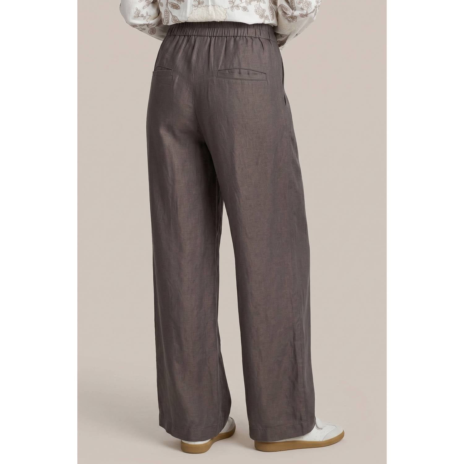 G-maxx wide leg broek antraciet
