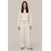G-maxx wide leg broek met print - ecru