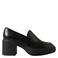 Calvin Klein leren pumps met blokhak - zwart