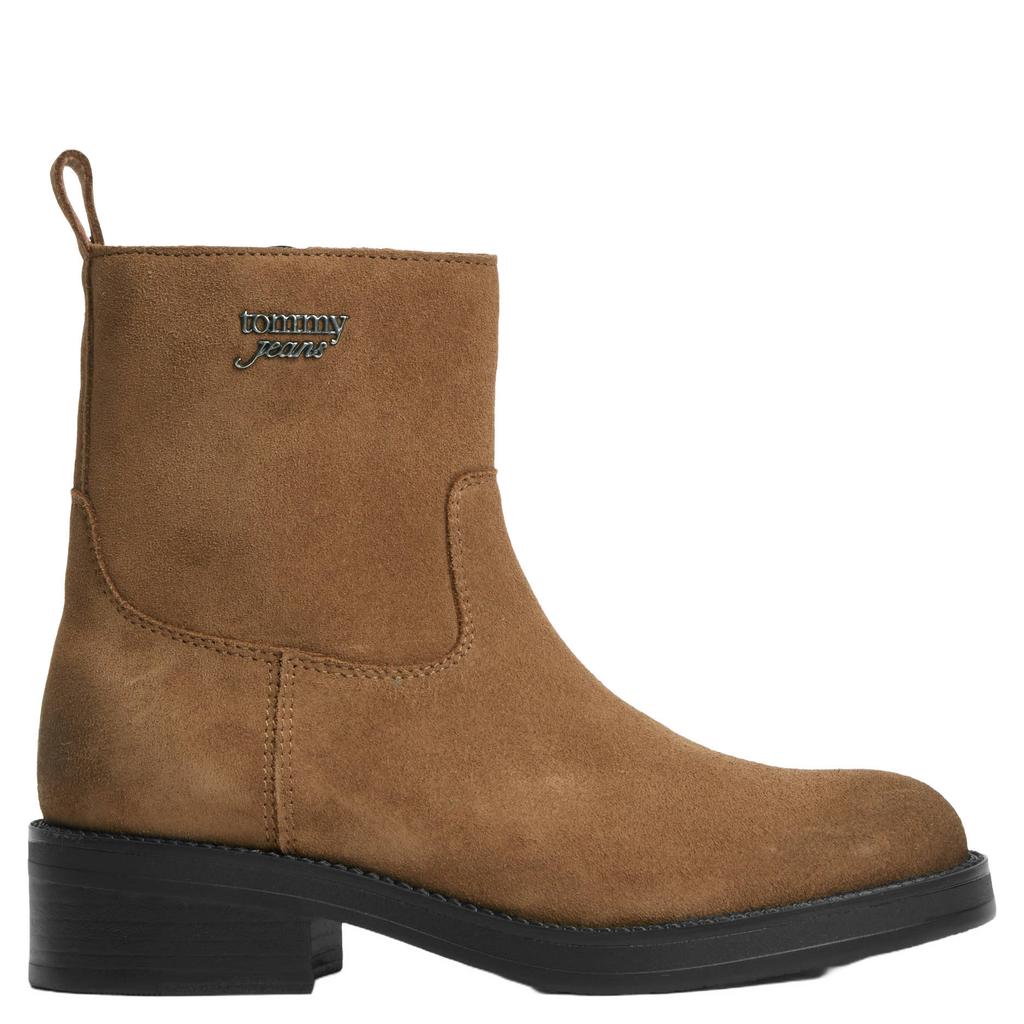 Tommy Jeans suède enkellaarzen - camel