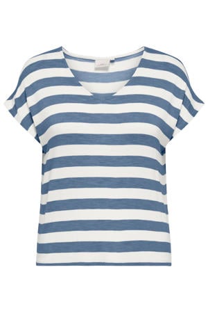 gestreepte top blauw