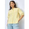 SisterS Point broderie blouse met krijtstreep - lichtgeel