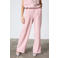 SisterS Point high waist wide leg pantalon met plooien - lichtroze