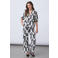 SisterS Point viscose blouse met print - ecru