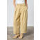 SisterS Point barrel pantalon met ceintuur en plooien - beige