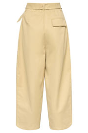 thumbnail: SisterS Point barrel pantalon met ceintuur en plooien - beige