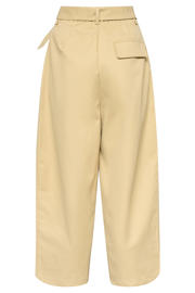 thumbnail: SisterS Point barrel pantalon met ceintuur en plooien - beige