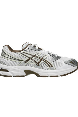 Gel-1130 sneakers wit/bruin/zilver