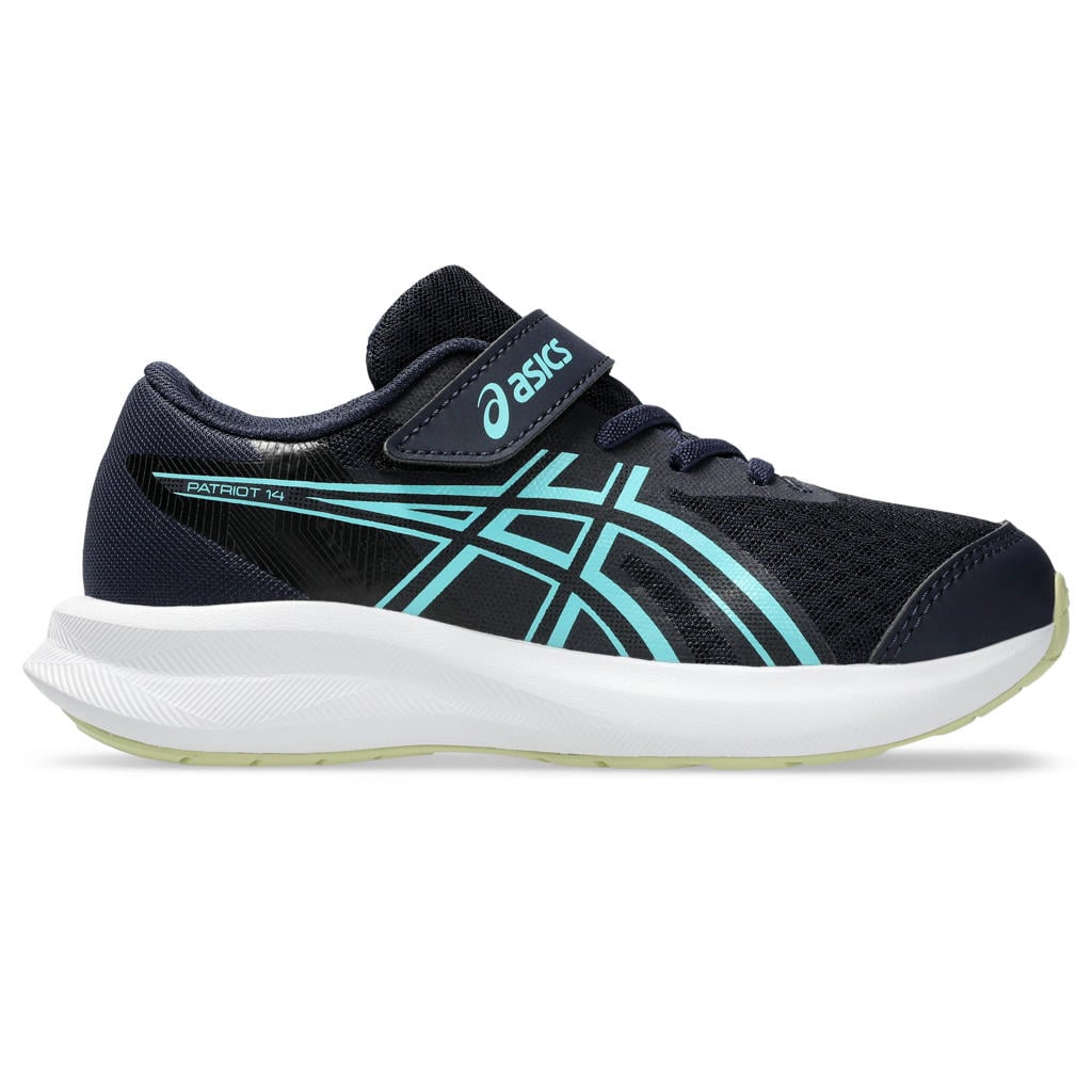 ASICS Patriot mesh hardloopschoenen - donkerblauw/geel/lichtblauw