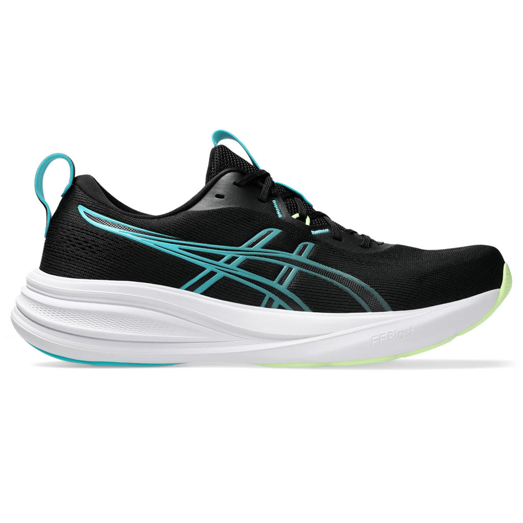 ASICS Gel-Pulse 17 mesh hardloopschoenen - zwart/lichtblauw