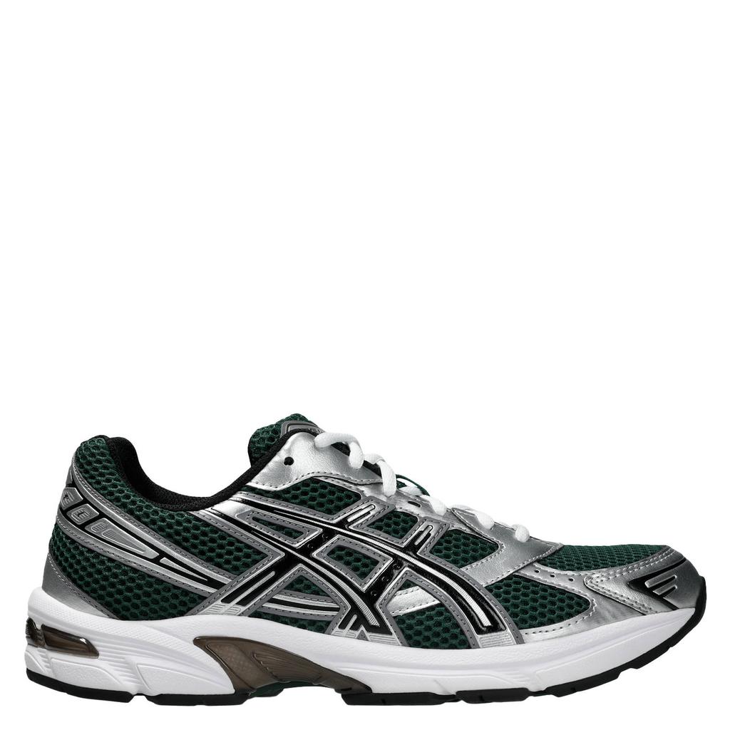 Groen, zilver en zwarte dames ASICS Gel-1130 sneakers van mesh-pu/voering: mesh/voetbed: eva met veters