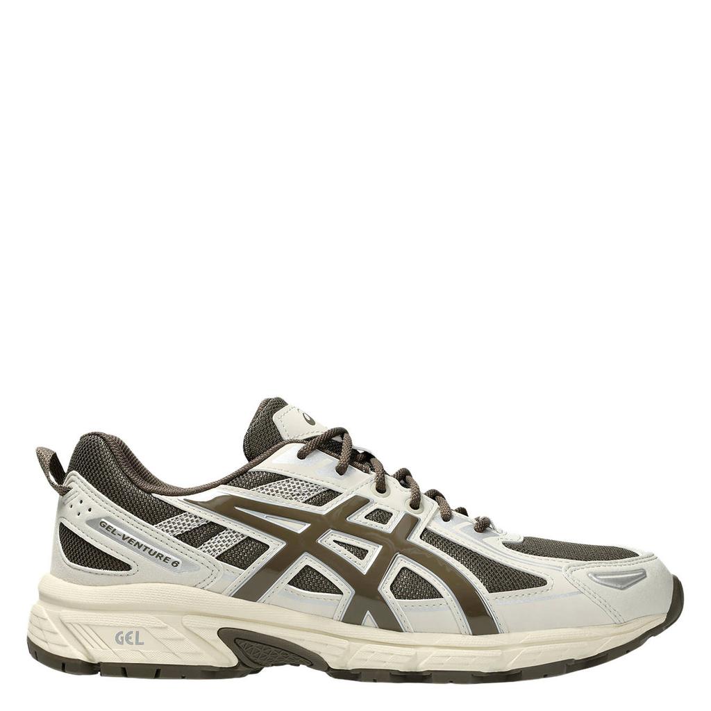 Bruine unisex ASICS Gel-Venture sneakers van mesh-pu/voering: mesh/voetbed: eva met veters