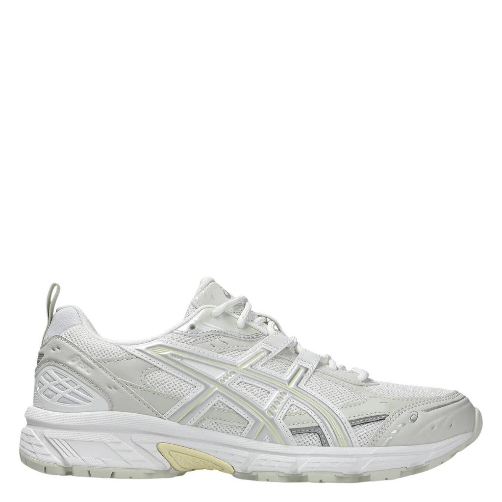 Wit en gele heren ASICS Gel-Nunobiki sneakers van mesh-pu/voering: mesh/voetbed: eva met veters