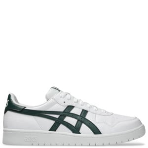 Japan S imitatieleren sneakers - wit/donkergroen
