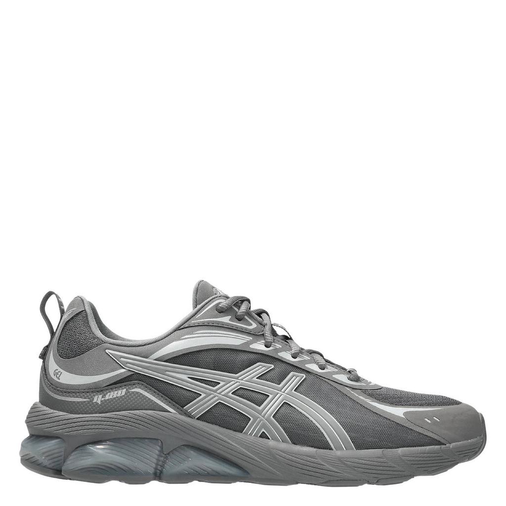 Grijs en lichtgrijze heren ASICS Gel-Quantum 180 VIII sneakers - van imitatieleer/voering: mesh/voetbed: eva met veters