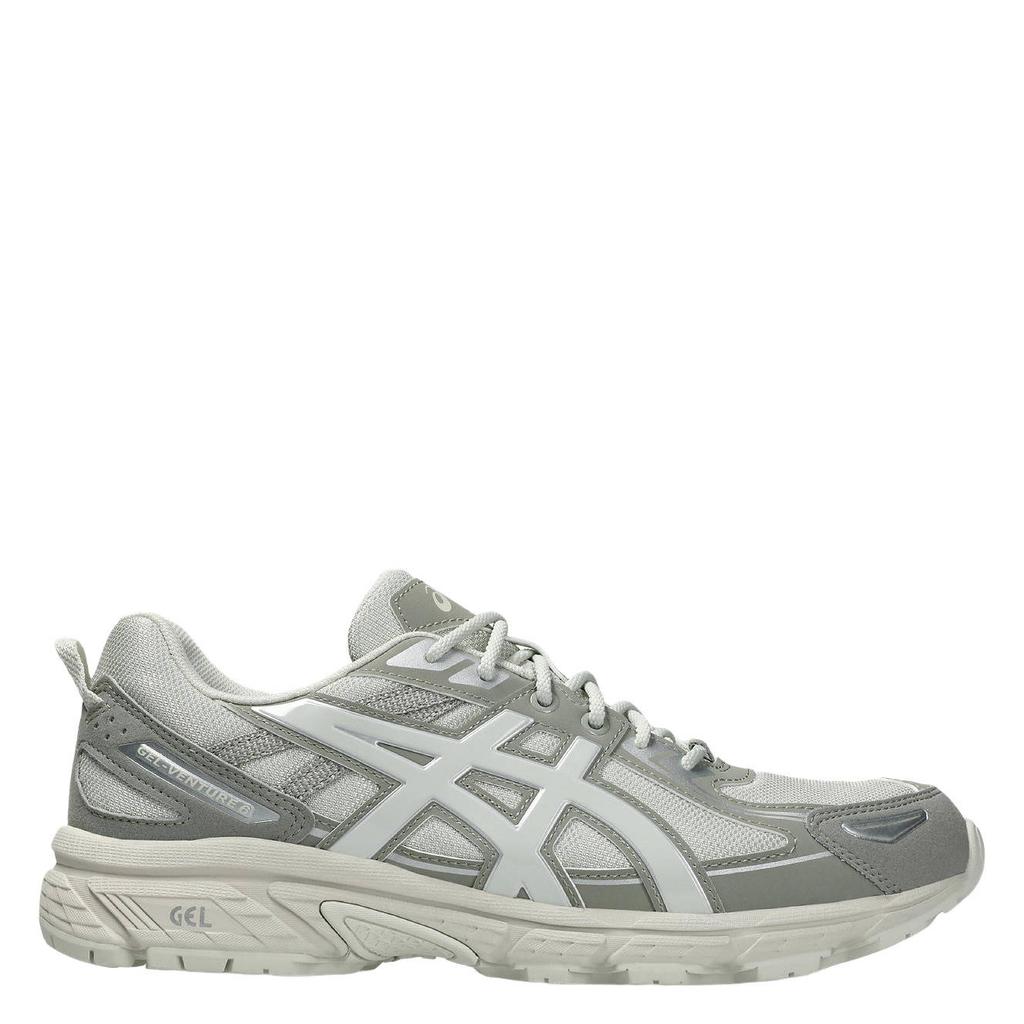 Grijze unisex ASICS Gel-Venture 6 sneakers van mesh-pu/voering: mesh/voetbed: eva met veters