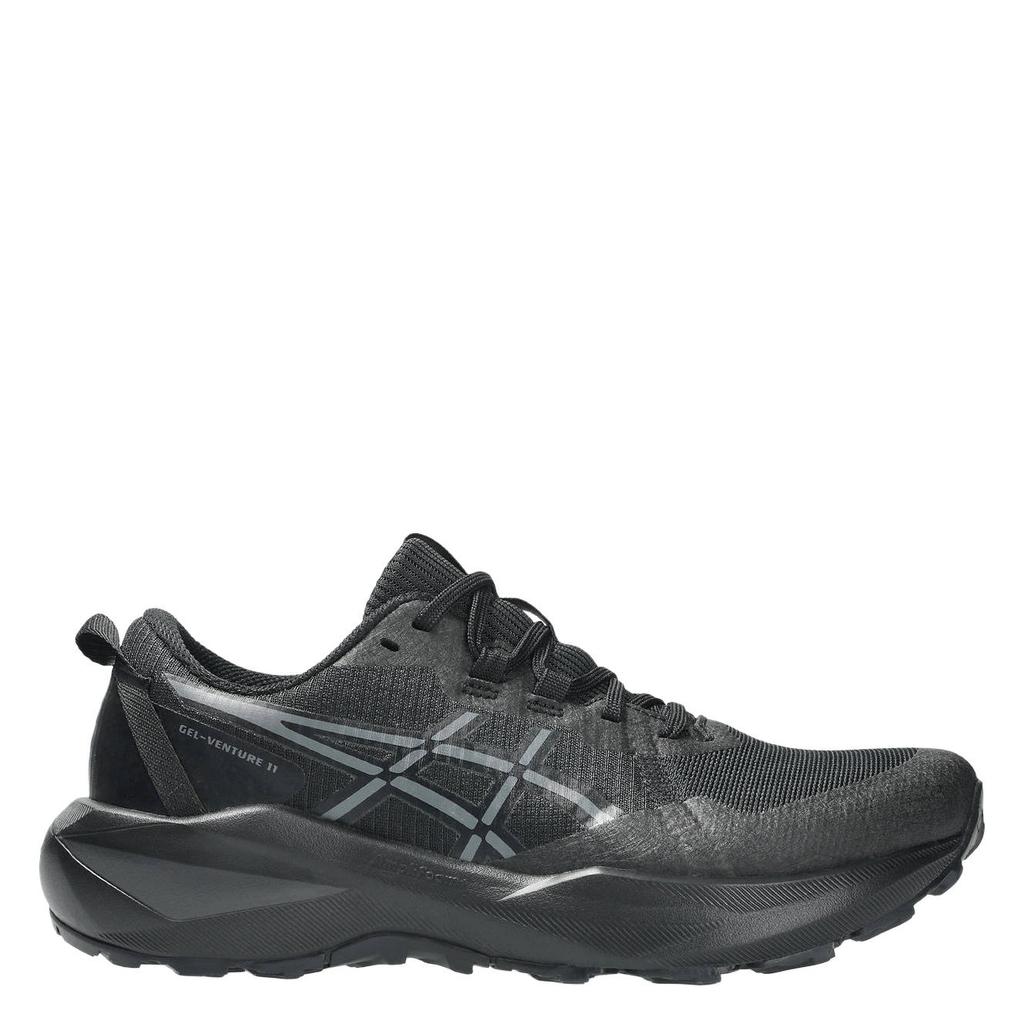 Zwarte dames ASICS Gel-Venture 11 hardloopschoenen van mesh-pu/voering: mesh/voetbed: eva met veters