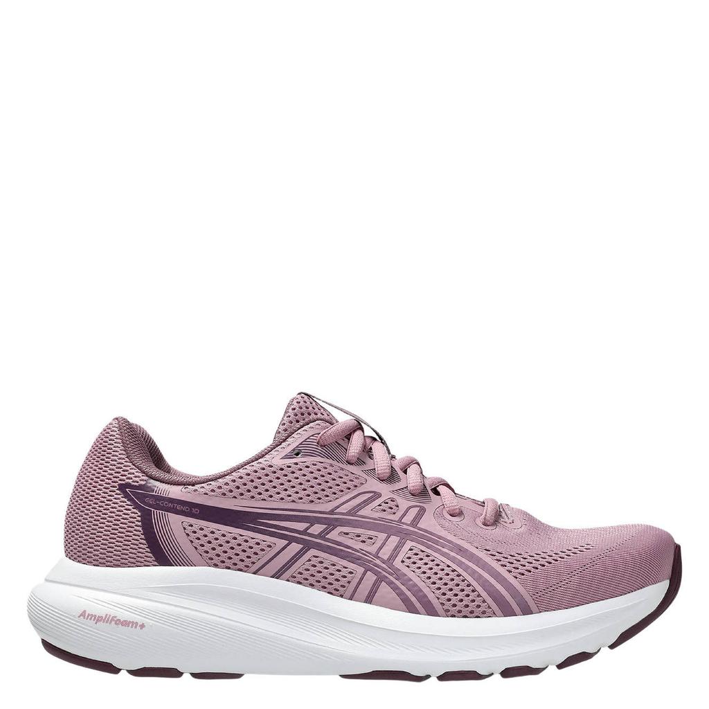 Lila en paarse dames ASICS Gel-Contend 10 mesh hardloopschoenen - met veters