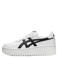 ASICS Japan S imitatieleren sneakers met plateauzool - wit/zwart
