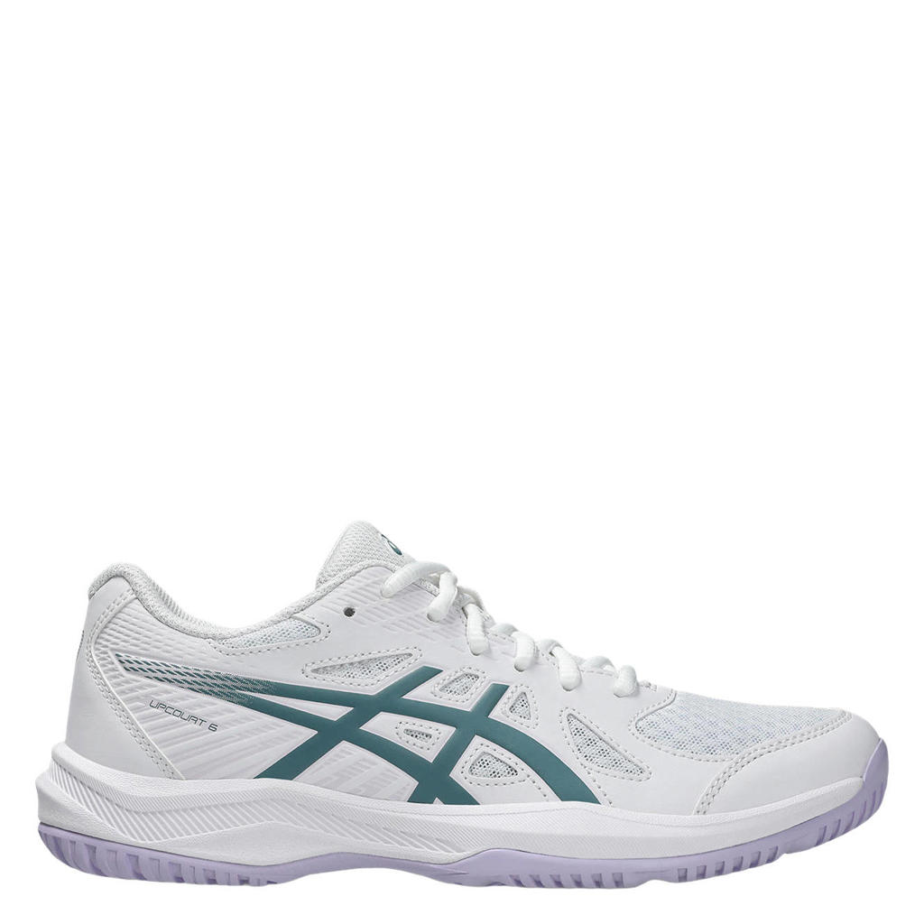 ASICS Upcourt 6 mesh sportschoenen - wit/grijs
