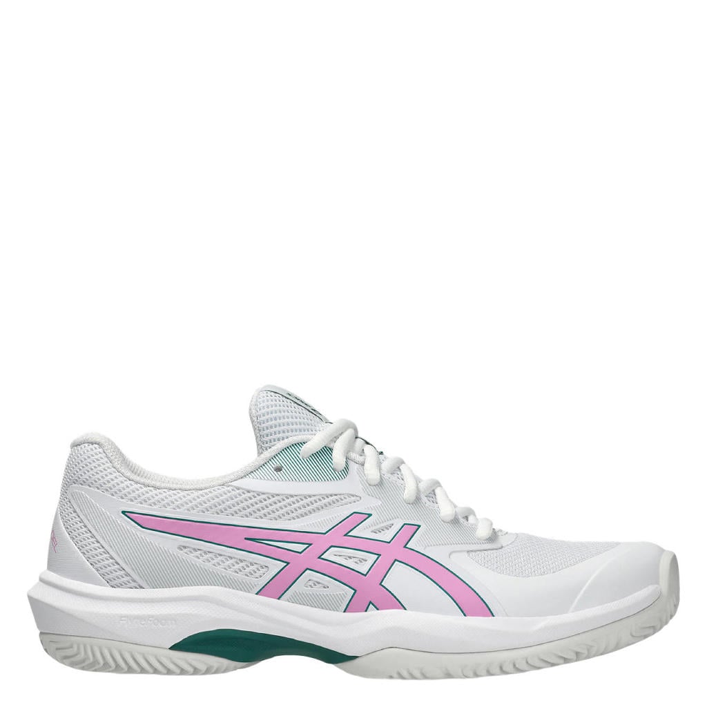 Oudroze dames ASICS Game FF padelschoenen van mesh-pu/voering: mesh/voetbed: eva met veters