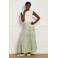 LOLALIZA midirok met paisley - lichtgroen