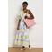 LOLALIZA one shoulder zomerjurk met ceintuur en print - meerkleurig
