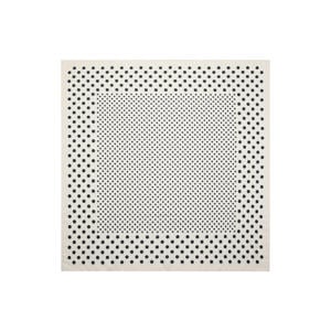 sjaal met stippen beige