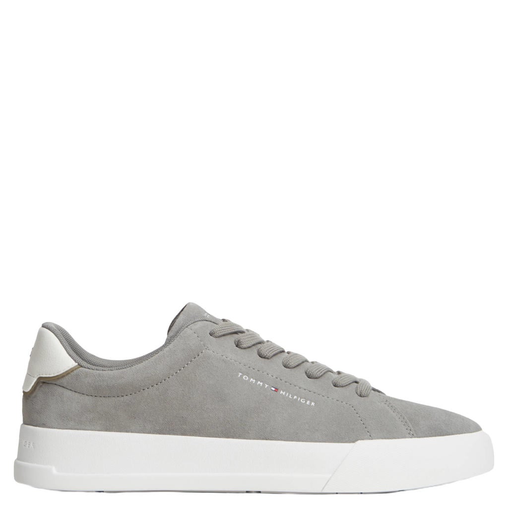 Tommy Hilfiger suède sneakers - grijs