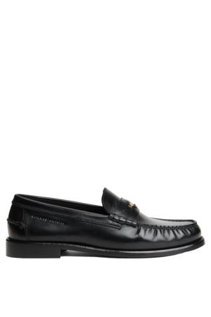 leren loafers - zwart