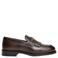 Tommy Hilfiger leren loafers met franjes - bruin