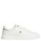 Tommy Hilfiger leren sneakers met logo - wit