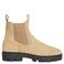 Tommy Hilfiger suède chelsea boots met profielzool - beige