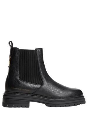 leren chelsea boots - zwart